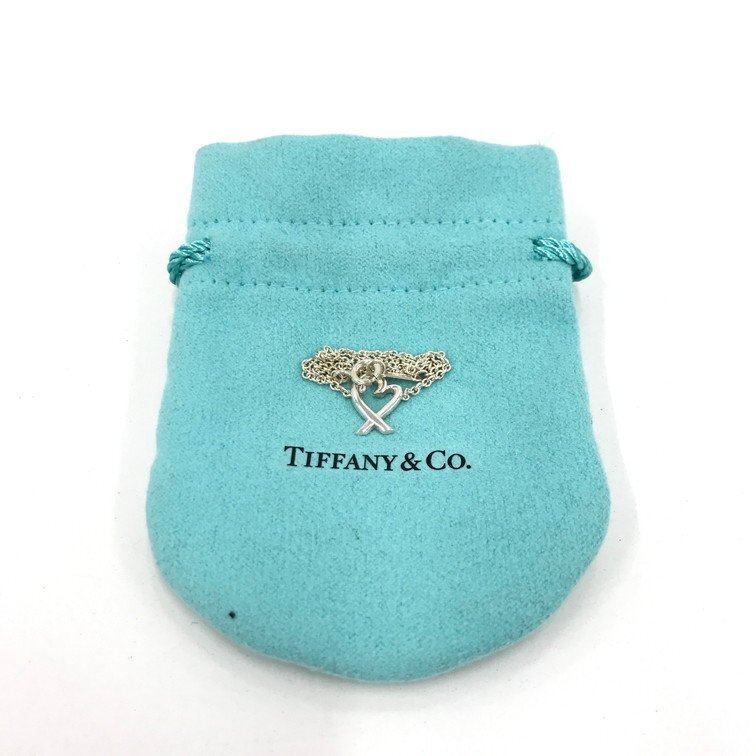 TIFFANY&Co.　ティファニー　ハート　ブレスレット　SV925　1.8g【CDAX3010】_画像4