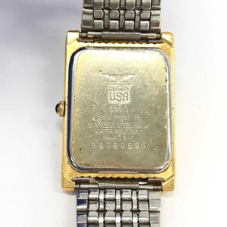 インゴット付き時計 FK-605-C ゴールド【CDAX6002】の画像6