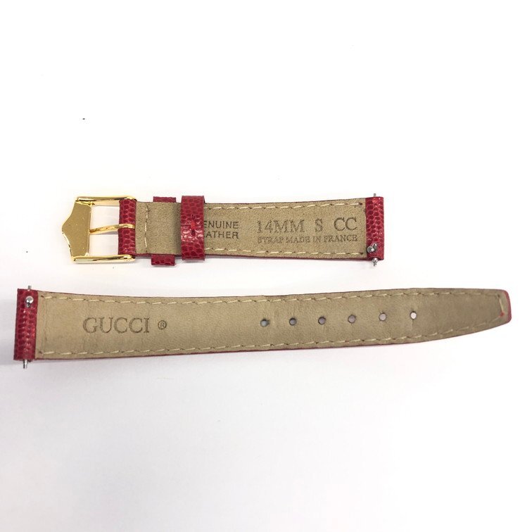 GUCCI Gucci Mini belt Brown * red 14MM S CD/CC Inter locking G[CDAY7024]
