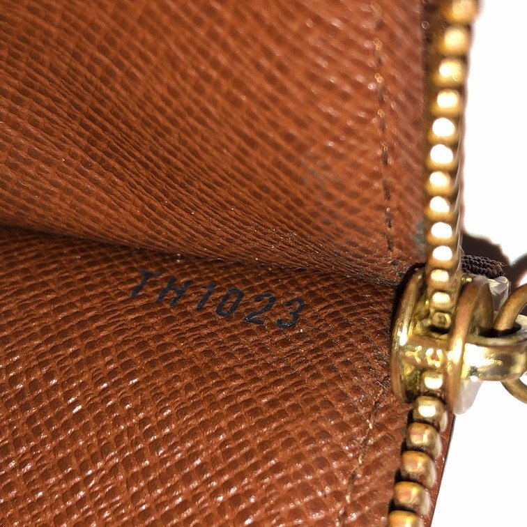 Louis Vuitton ルイヴィトン 財布 モノグラム ポシェット・ポルト モネ クレディ M61725/TH1023【CDAY6031】の画像7