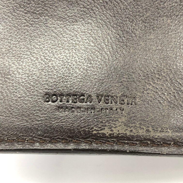 BOTTEGA VENETA ボッテガヴェネタ イントレチャート 二つ折り財布 箱付き【CDAY6041】の画像6