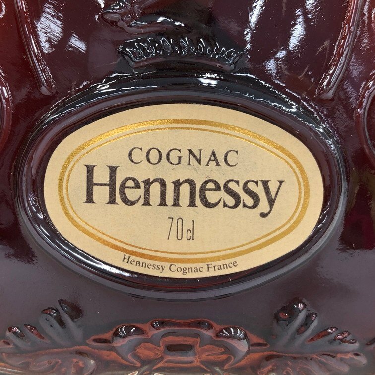 Hennessy ヘネシー XO コニャック 金キャップ クリアボトル 700ml 箱付き 未開栓 国外酒【CDAZ3001】の画像3