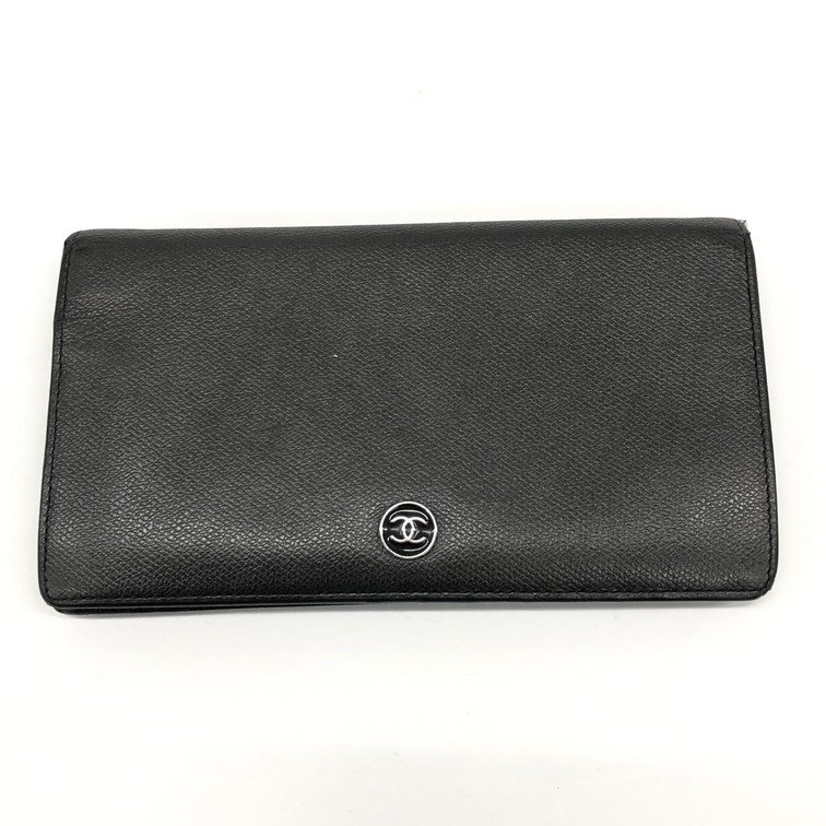 CHANEL シャネル 長財布 ココボタン 10859362 箱付き【CDBA6041】_画像1