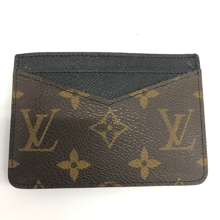 LouisVuitton ルイ・ヴィトン 名刺入れ モノグラム マカサーネオポルトカルト M60166/ICチップ 箱付き【CDBA7070】_画像1