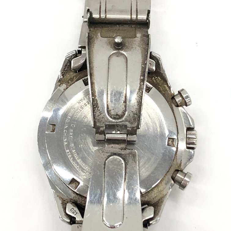 SEIKO セイコー クロノグラフ 腕時計 8T63-00D0 ジャンク品【CDBB8034】_画像8