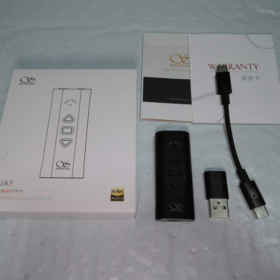 Shanling UA3 シャンリン Tyep-C タイプC USB DAC ポータブル 小型 ヘッドホンアンプの画像1