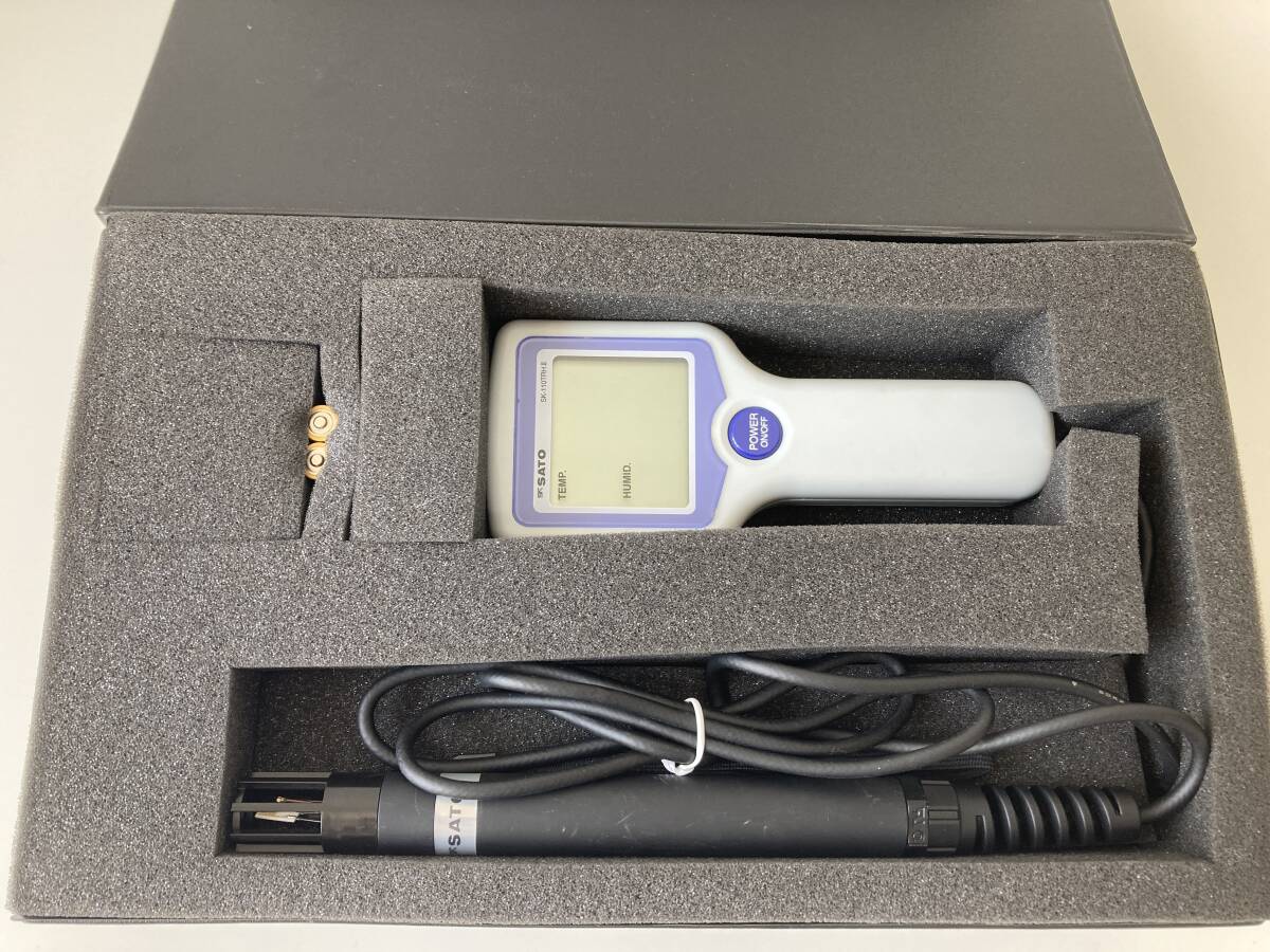 skSATO デジタル温湿度計 SK-110TRHⅡ TYPE1（標準タイプ） Digital thermohygrometer 佐藤計量器製作所の画像4