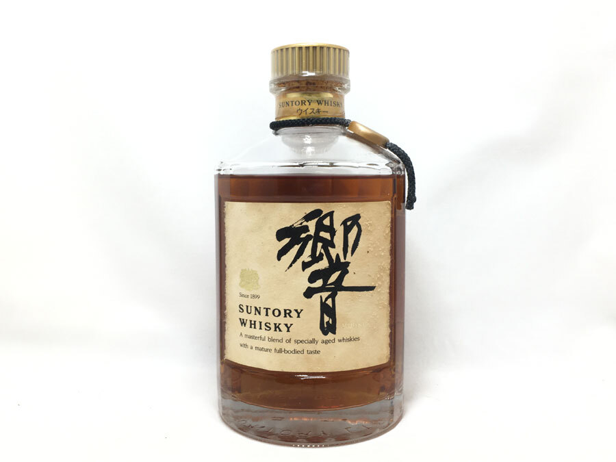 送料無料！未開封！【SUNTORY】サントリー 響 裏ゴールド 金キャップ 向獅子 ウイスキー 750ml 43% HIBIKI 箱無し_画像1