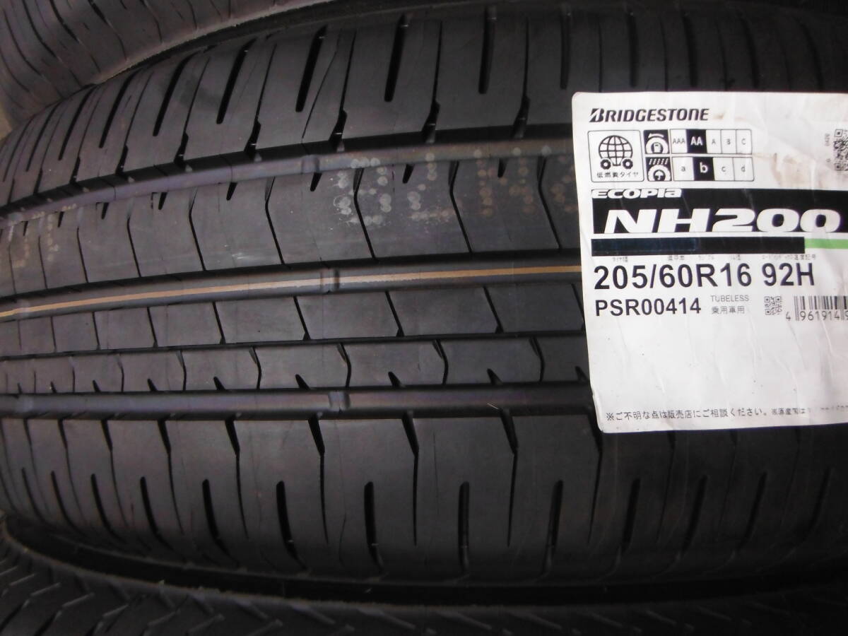 NP1636 送料無料! 新品 【4本SET総額49,800円】 205/60R16 ブリヂストン 2023年製 BS ECOPIA NH200 エコピア 205/60/16 205/60-16の画像2