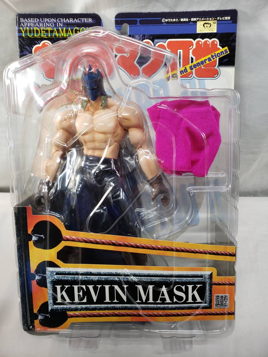 キン肉マンⅡ世 ケビンマスク KEVIN MASK 青コートVer. 浪漫堂  フィギュア 新品 未開封 の画像1