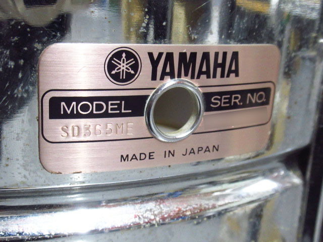 YAMAHA ヤマハ スネアドラム SD365ME / aspr ST HEAD ST-250C / ST-075S 打楽器 管理24D0401Qの画像4