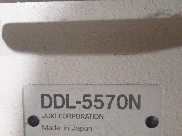 JUKI ジューキ JUKI 高速一本針本縫自動糸切装置付きミシン DDL-5570N 三相200V 工業用ミシン 管理24D0403Cの画像4