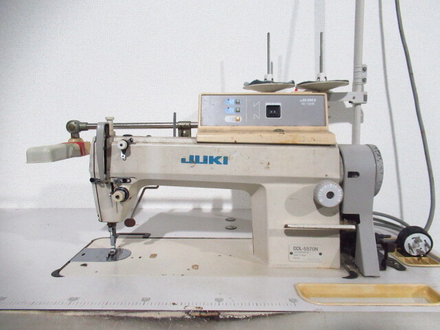 JUKI ジューキ JUKI 高速一本針本縫自動糸切装置付きミシン DDL-5570N 三相200V 工業用ミシン 管理24D0403Cの画像2