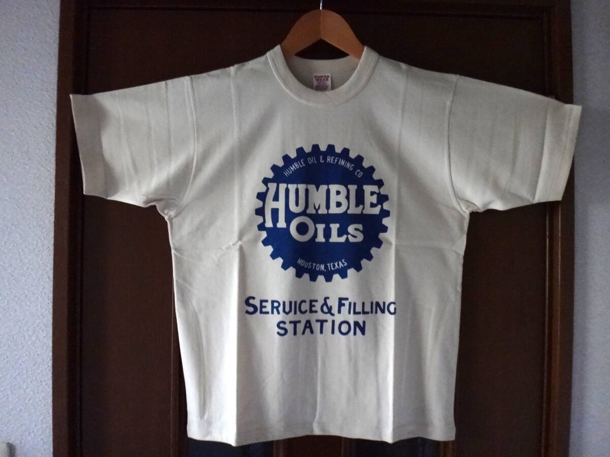 FREEWHEELERS( フリーホイーラーズ ) Tシャツ “HUMBLE” sizeM　STRAW CLEAM/ストロークリーム_画像1