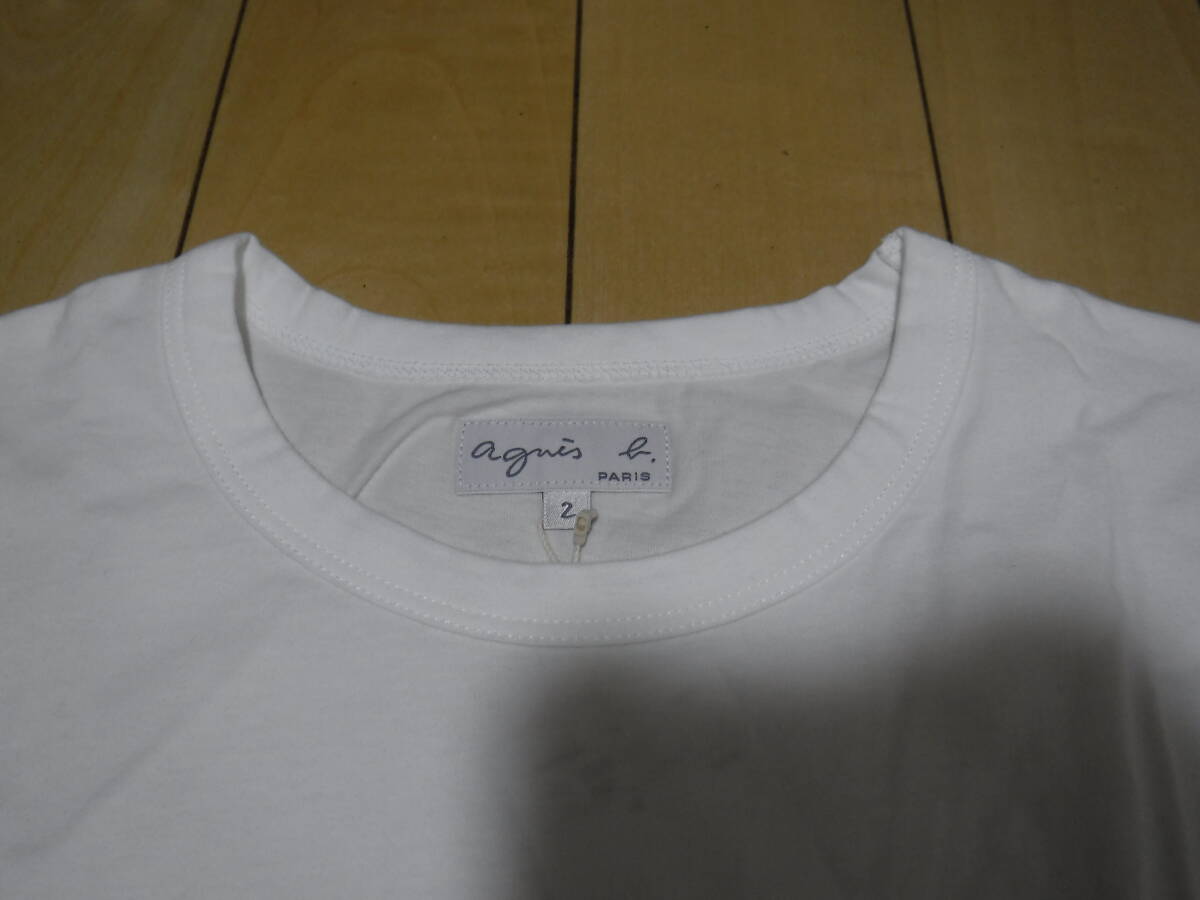 新品 a gnis b アニエスベー 長袖トップス Tシャツ サイズ２ の画像2