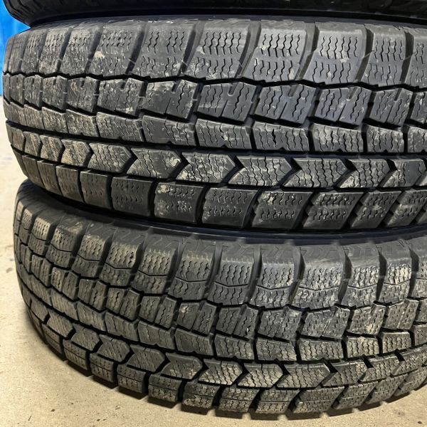 ★送料無料★ 155/65R13 2020年製 7～9分山 ダンロップ WINTERMAXX WM02 4本/中古スタッドレスタイヤ(冬タイヤ) MRワゴン N7047_C2の画像4