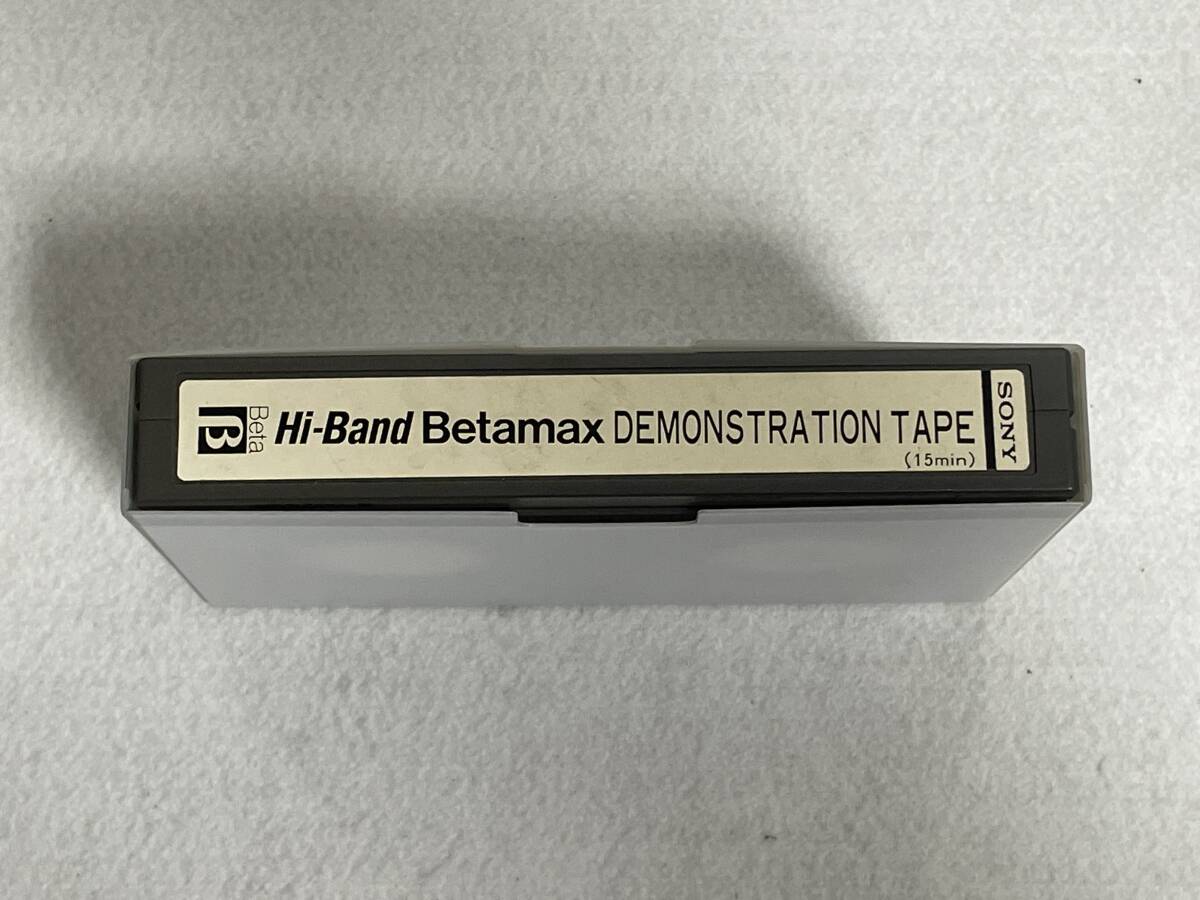 SONY HI-BAND Betamax DEMONSTRATION TAPE βテープ ベータテープ SONY HI-BAND Betamax DEMONSTRATION TAPE βテープ ベータテープ