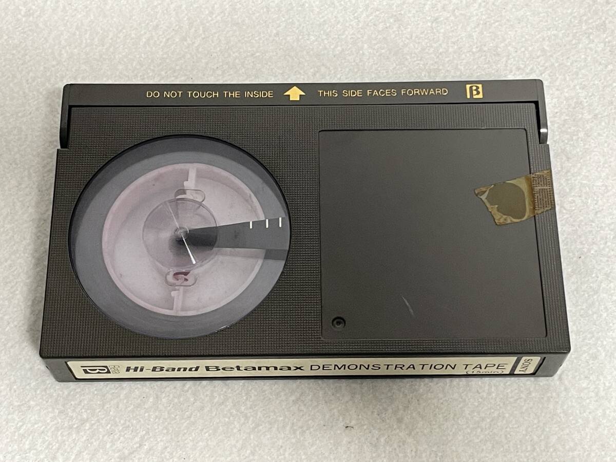 SONY HI-BAND Betamax DEMONSTRATION TAPE βテープ ベータテープ SONY HI-BAND Betamax DEMONSTRATION TAPE βテープ ベータテープ