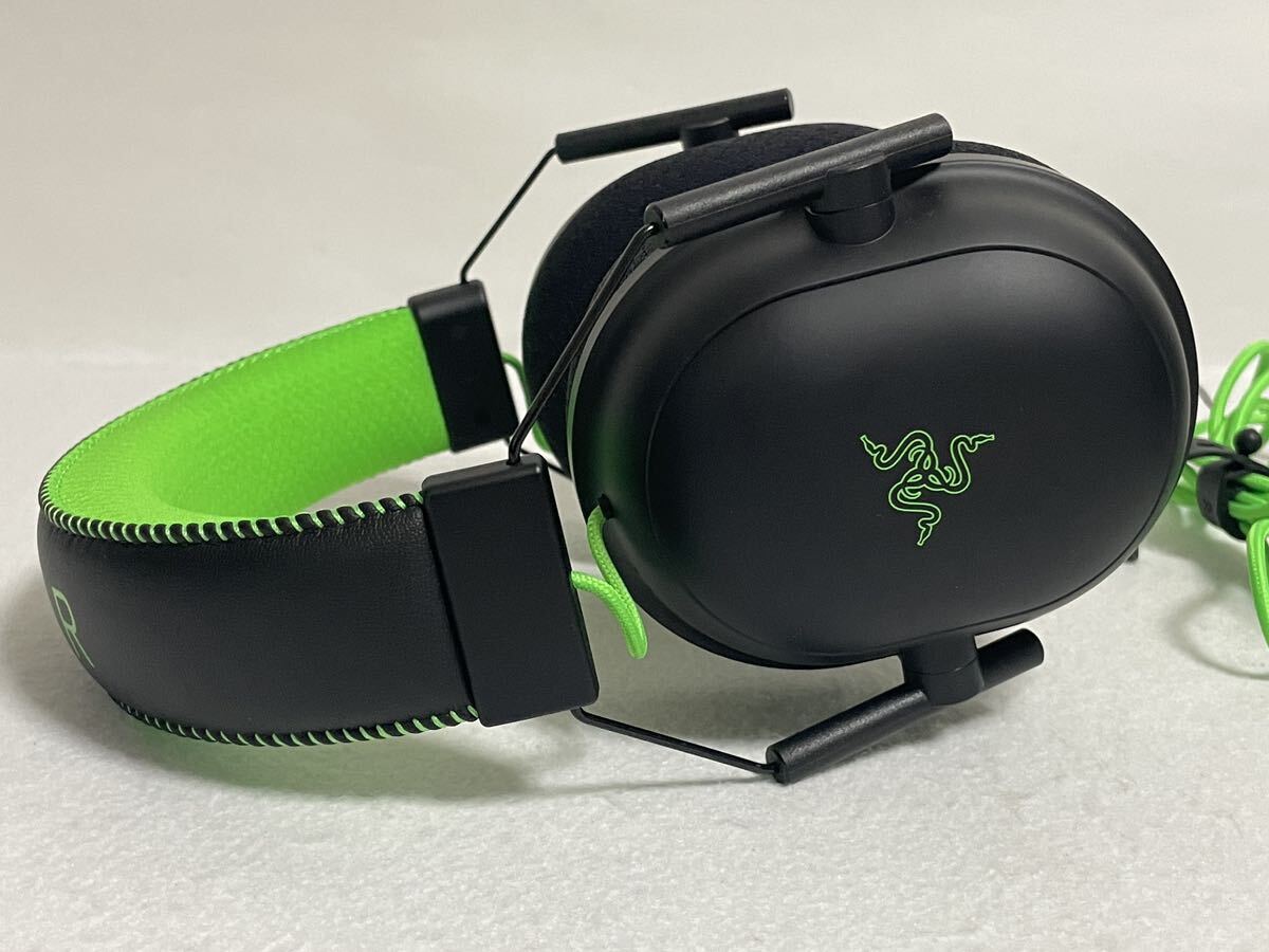 RAZER レイザー BlackShark V2 ゲーミングヘッドセット USB SOUND CARD 訳有り_画像4