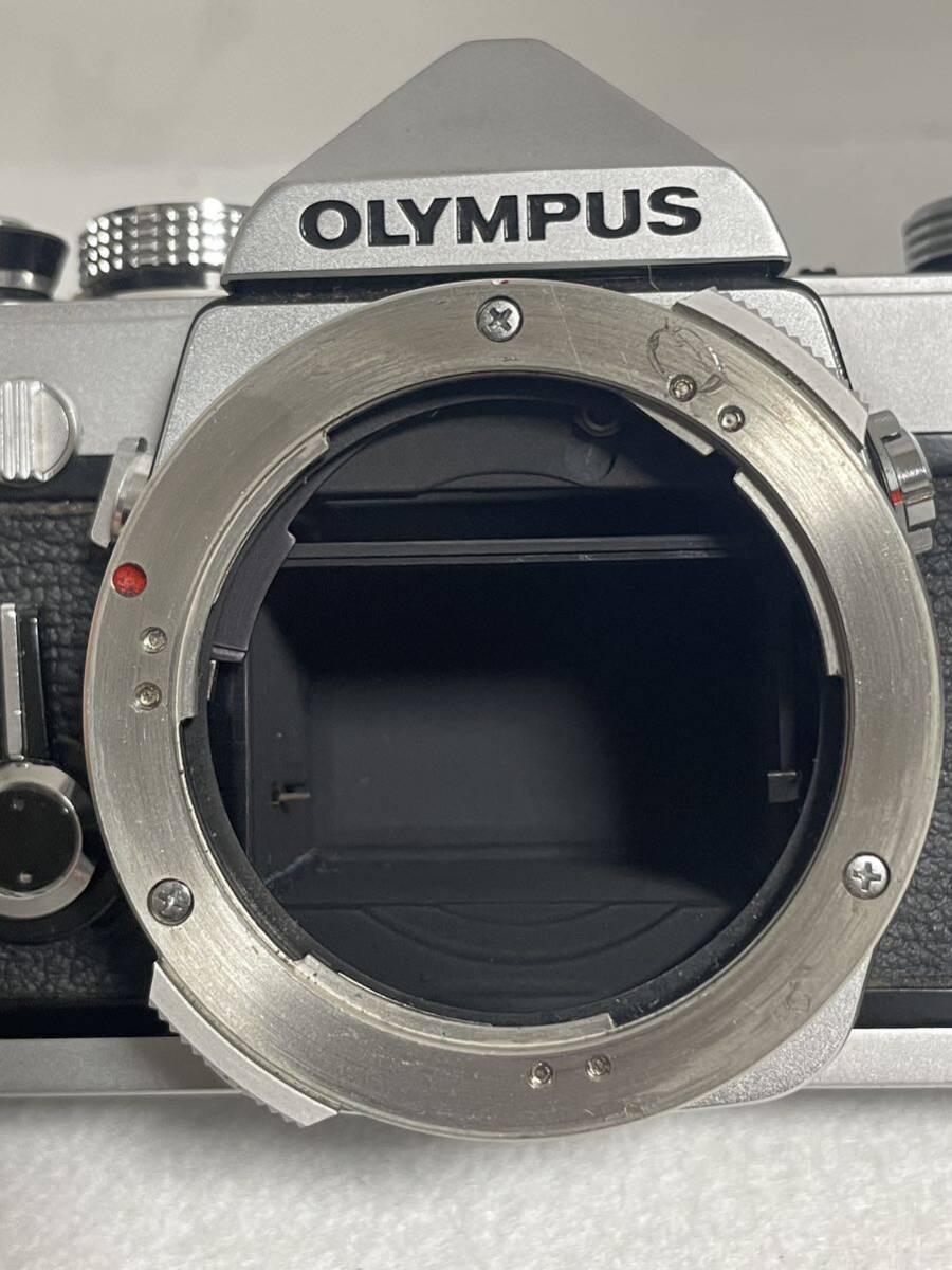 OLYMPUS オリンパス OM-1 F.ZUIKO AUTO-S f1.8 50mm フィルム一眼レフカメラ シャッターOK 現状品_画像8