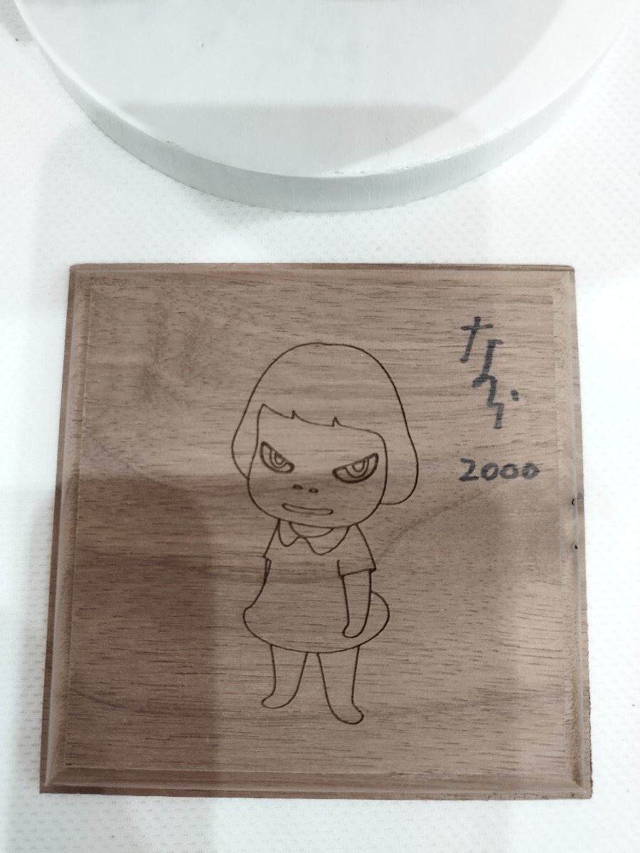 【模写】奈良美智 Yoshitomo Nara Missing in Action 木 フィギュア acrylic on wood 30CMの画像4