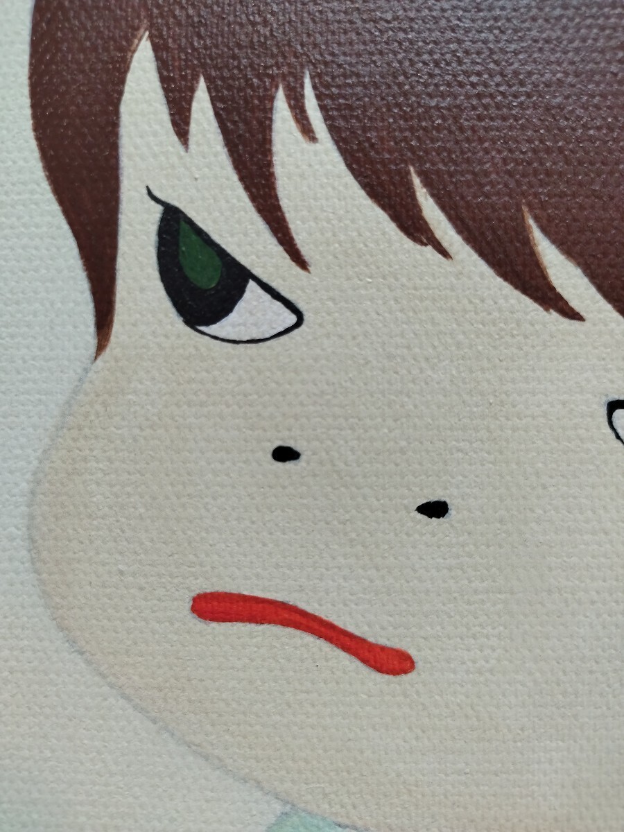 【模写】奈良美智 Yoshitomo Nara Missing in Action Acrylic on canvas 30*30cmの画像4