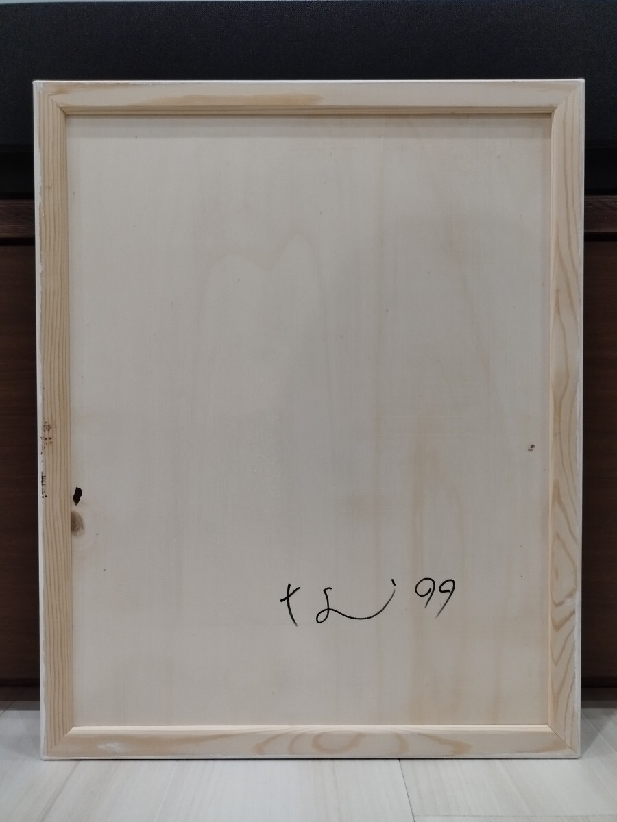 【模写】奈良美智 Yoshitomo Nara $1000 Baby Billboard Acrylic on wood 46*37cm_画像5