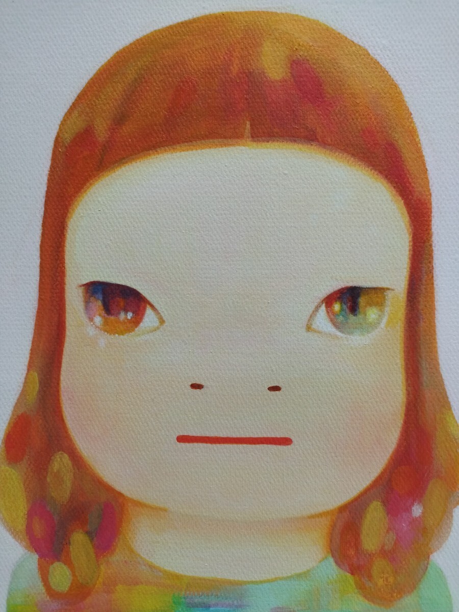 【模写】奈良美智 Yoshitomo Nara Miss Spring Acrylic on canvas 30*25cm_画像3