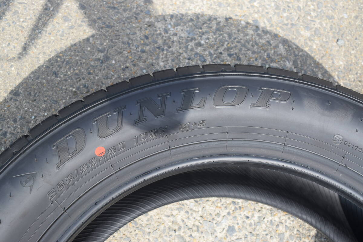 ★新車外し DANLOP GRANDTREK PT5A 265/55R20 109V ランドクルーザー 4本セット★_画像4