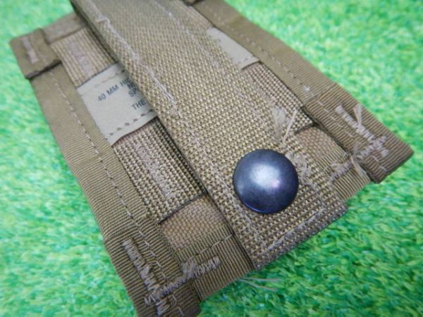 極上品！MOLLEⅡコヨーテHIGH EXポーチシングルおすすめ！サバゲーミリタリーUSMC ♪沖縄米軍放出品♪個人装備コスプレ40mm High Explosive_画像8