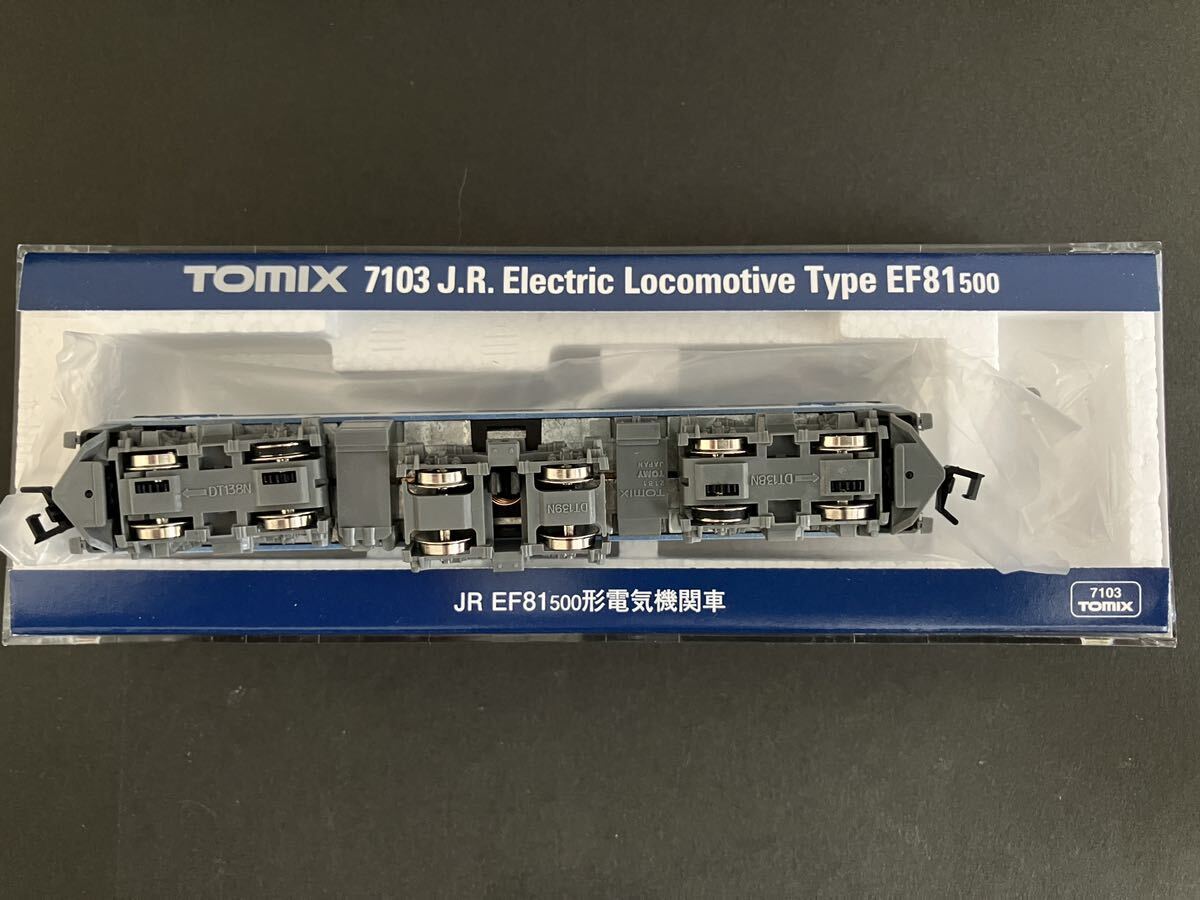 貴重品！！EF81-500形電気機関車 7103 TOMIX の画像5