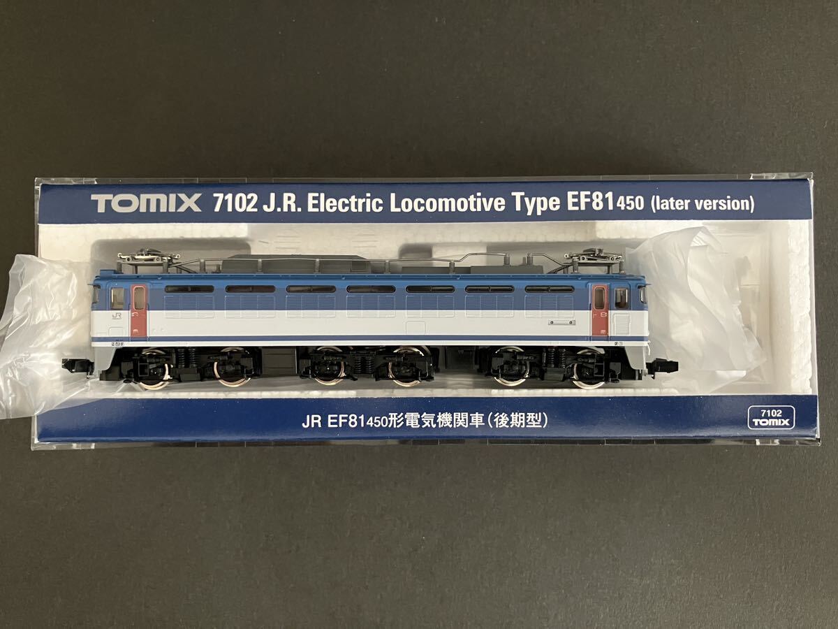 貴重品！！EF81-450形電気機関車（後期型） 7102 TOMIX の画像2