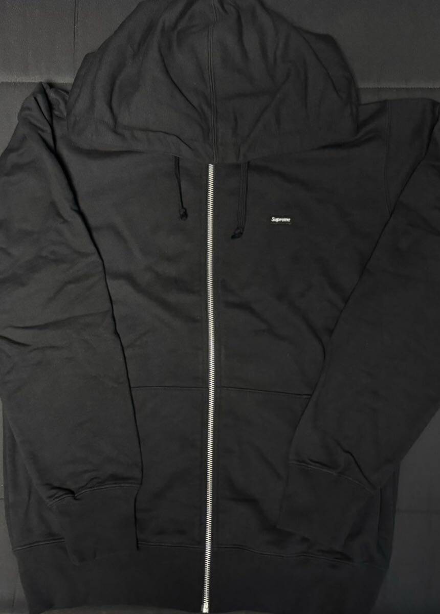 【送料無料】 Supreme Small Box Zip Up Hooded Sweatshirt ブラックシュプリーム パーカー ボックスロゴの画像1