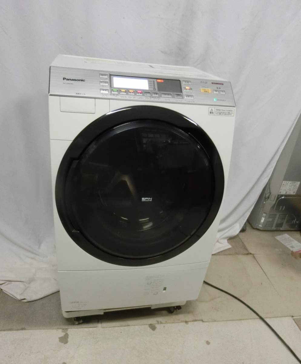 ドラム式洗濯乾燥機 パナソニック NA-VX8700L 2017年製 左開き 洗濯機 Panasonic 家電 11kg MT の画像1
