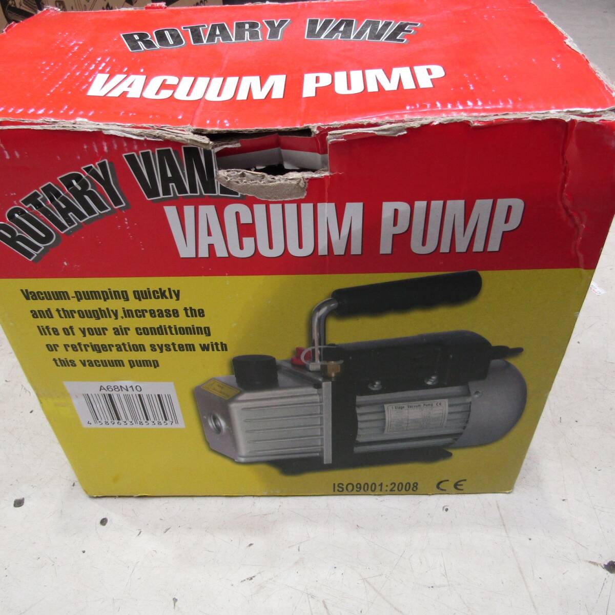 【美品】ROTARY VANE ロータリーベーン 電動真空ポンプ A68N10