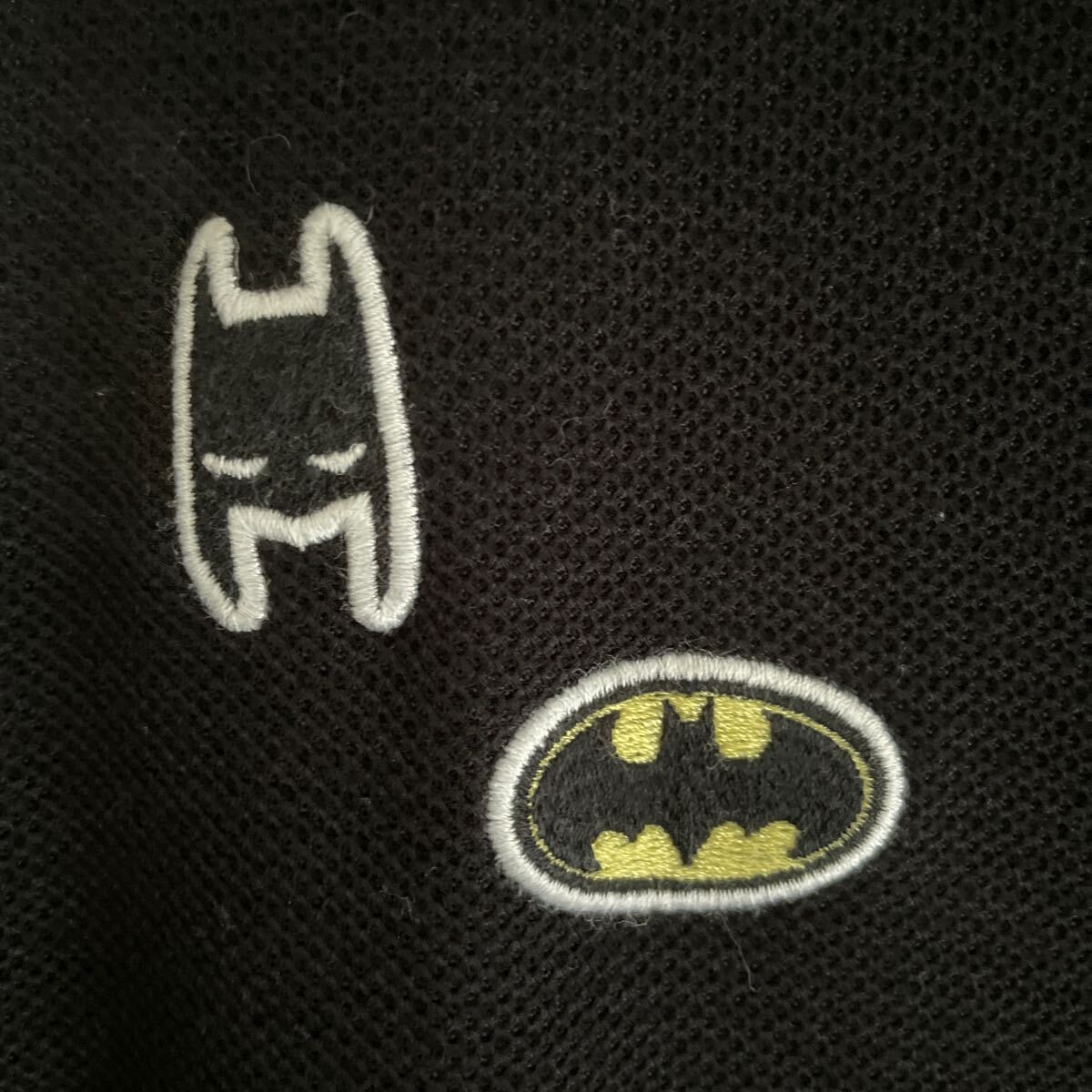 【古着】マスターバニー BATMAN コラボポロシャツ サイズ７（XXL相当）美品 MASTER BUNNY EDITION 送料込 ブラック バットマンの画像3