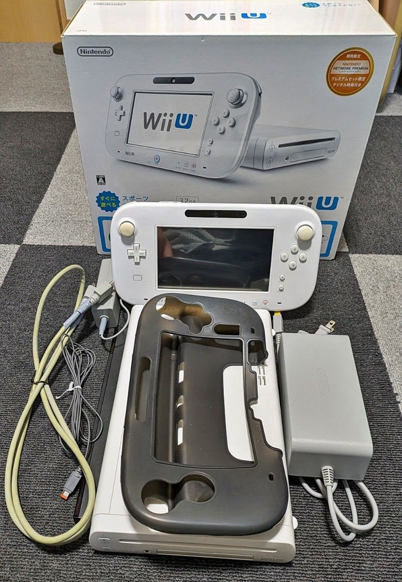 WiiUスポーツプレミアムセット、コントローラ各種、ソフト(マリオ系)色々セット