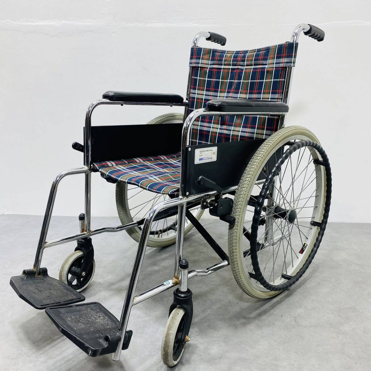 自走用アルミ車椅子 黒 MIWA Yahoo!オークション - 【240329-04】車椅子 MIWA 車椅子 介護