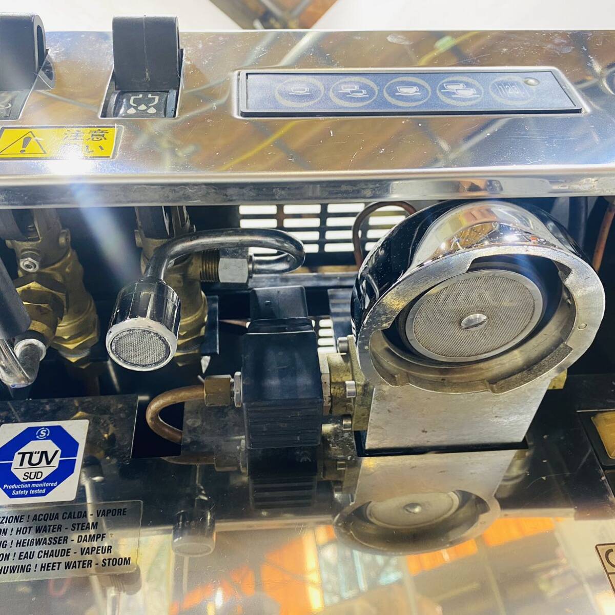 【240412-01】CARIMALI ECO LUX E 1 電気コーヒー沸器 カリマリ 業務用エスプレッソマシン 200V水道直結 単相200V 通電確認済みの画像7