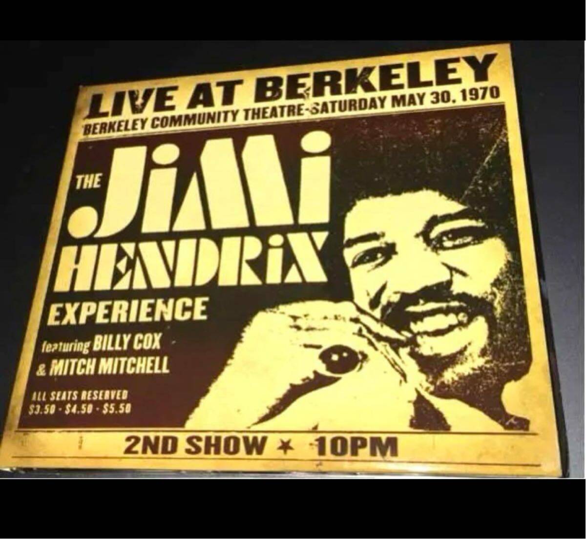 JIMI HENDRIX / ジミ・ヘンドリックス / LIVE AT BERKELEY / MAY30,1970 / ライヴ・アット・バークレイ_画像2