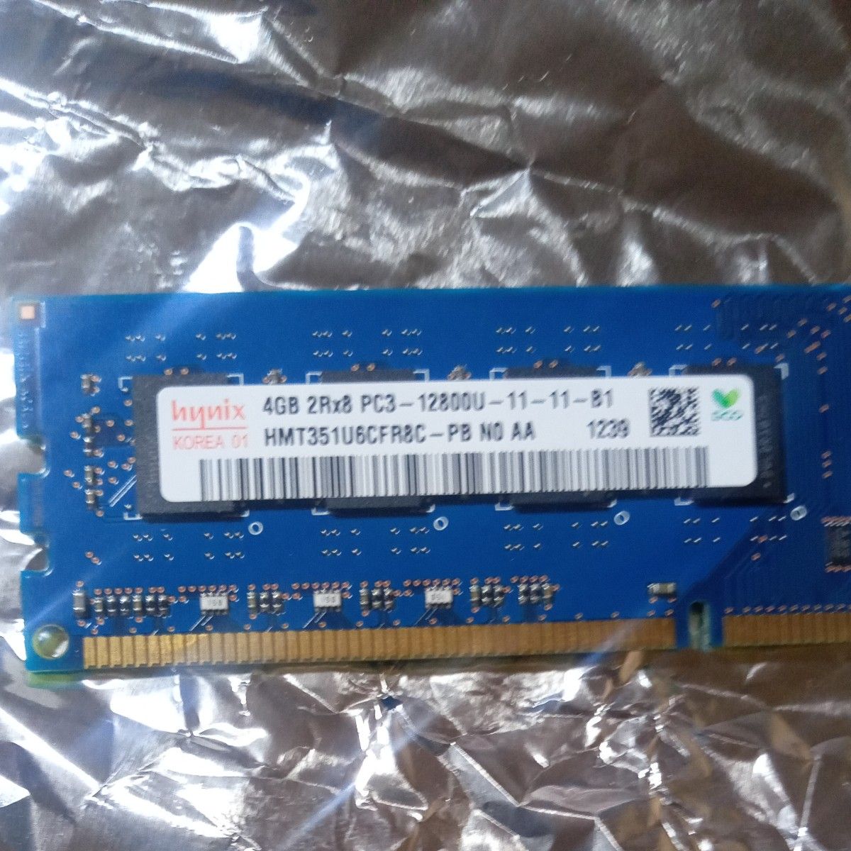 ジャンク　デスクトップ用メモリ SK Hynix　PC3-12800U 