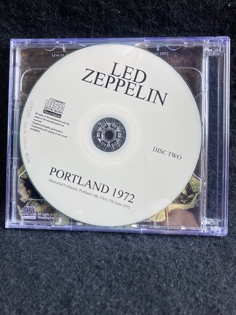 LED ZEPPELIN / PORTLAND 1972 / Memorial Coliseum, Portland, OR, USA 17th 1972 2CDの画像2