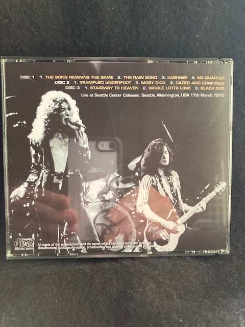 LED ZEPPELIN / PHYSICAL EXPLOSION Live at Seattle Center Coliseum,Seattle,Washington,USA 17th March 1975 3CD