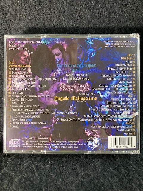 Deep Purple ディープ・パープル / 2009 04/15 東京国際フォーラム ライブ ３CD  スティーブ・モーズの画像4