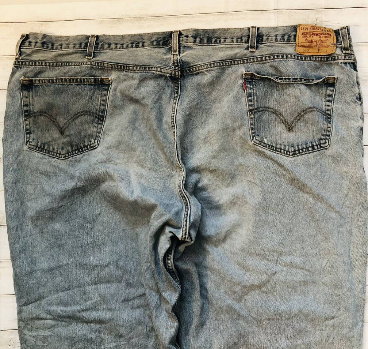 king-size Levi's Levi\'s 560 58 -inch used Denim 5P jeans Denim pants 