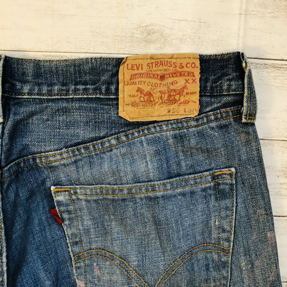 リーバイス　Levi's 501 36インチ　usedデニム 5Pジーンズ デニムパンツ_画像6