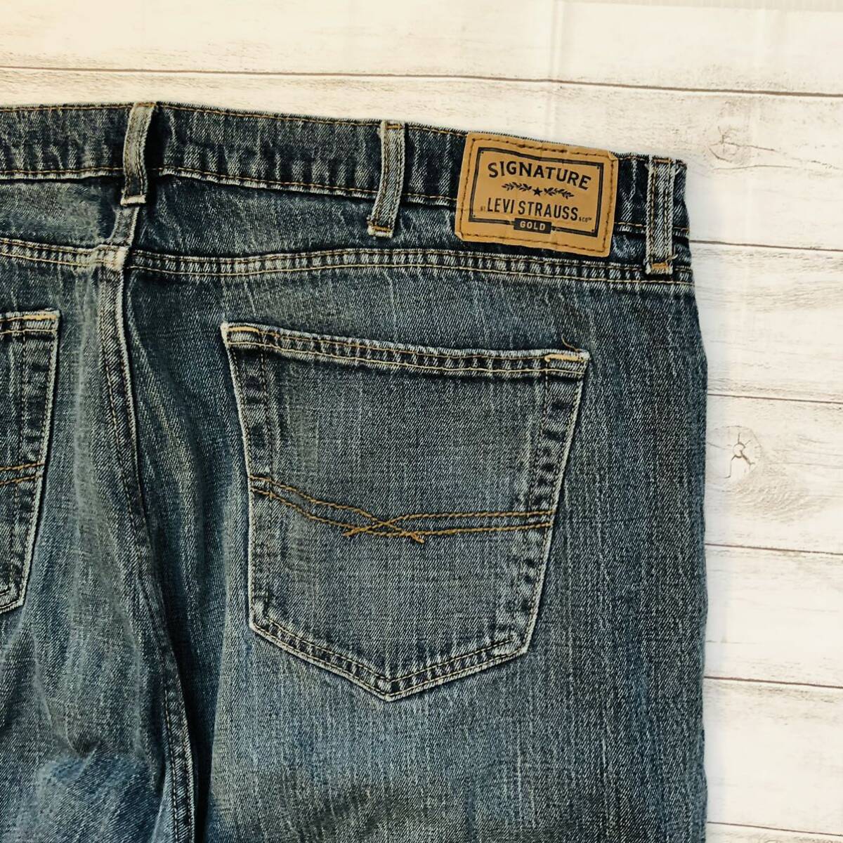 ビッグサイズ リーバイス Levi's 44インチ usedデニム 5Pジーンズ デニムパンツの画像3