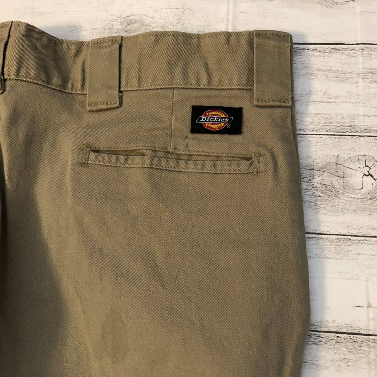 ディッキーズ　Dickies スリムスキニー　ウエスト96 ワークジャケット　ベージュ_画像4