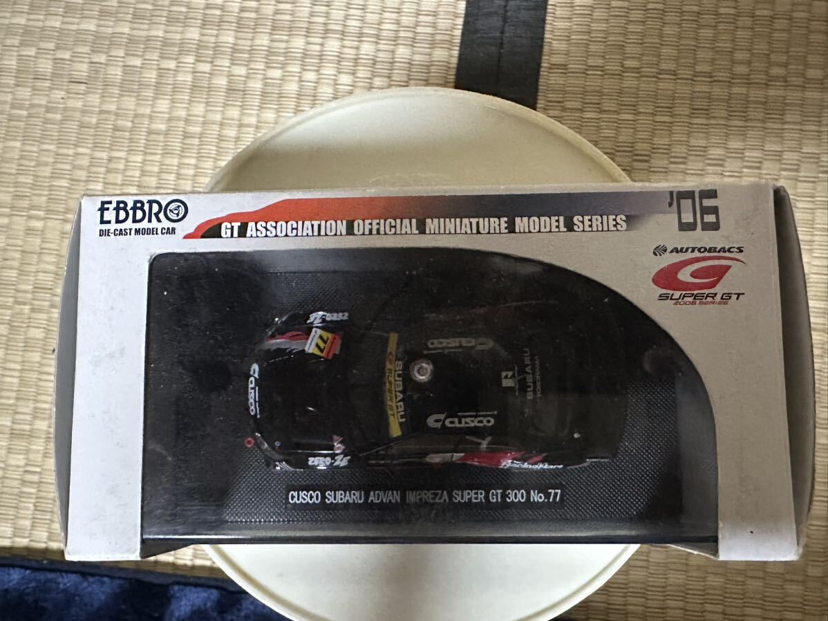 CUSCO SUBARU ADVAN IMPREZA #77 SUPER GT 300 2006 クスコ スバル アドバン インプレッサ EBBRO エブロ 1/43の画像2