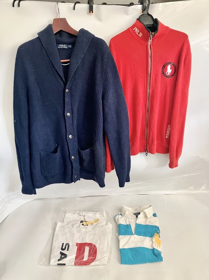  POLO RALPH LAUREN ラルフローレン ドライバーズニット M/カーディガン L / シャツ ポロシャツ まとめ(24/4/21)の画像1